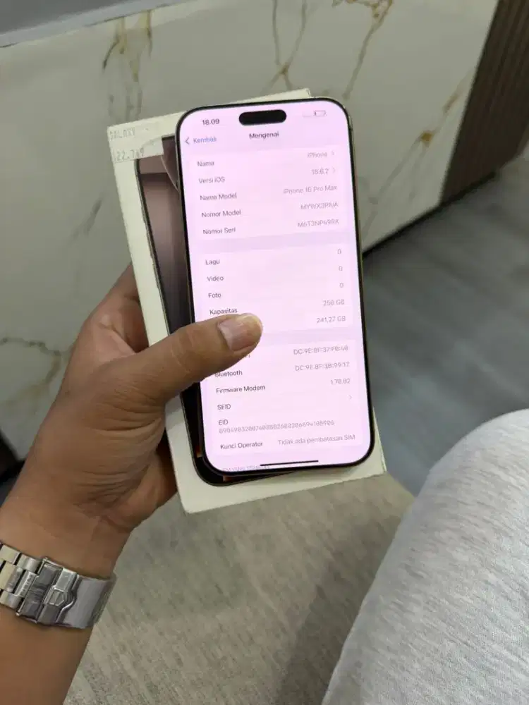 JUAL IPHONE 16 Pro Max 256GB
