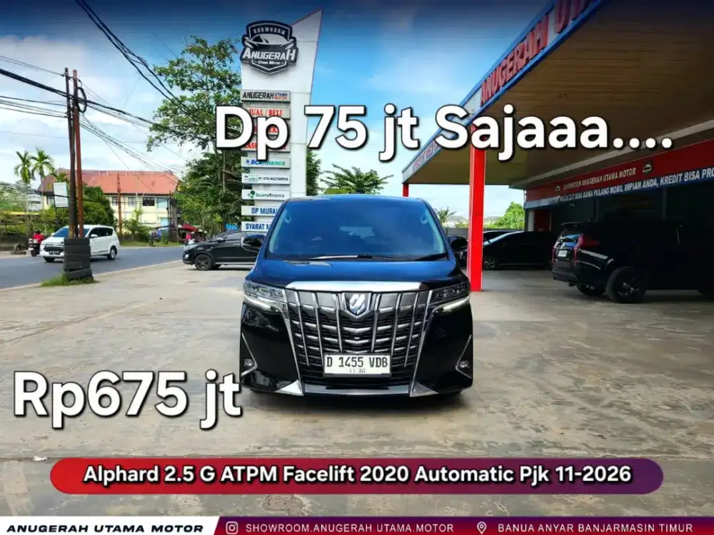 Dp75jt Alphard 2.5 G ATPM Facelift 2020 Automatic