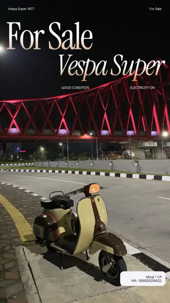 Vespa Super 150 tahun 77