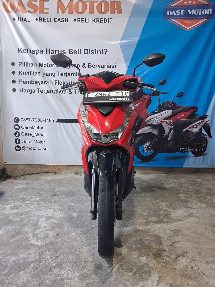 (A) Honda Beat CBS Fi Tahun 2023 Km low
