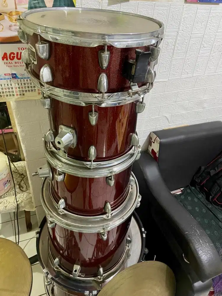 JUAL DRUM YAMAHA GIGMAKER FULLSET