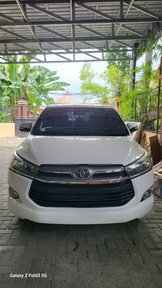 Innova Reborn Diesel 2.4 V AT 2017 Putih, Kondisi Istimewa, Siap Pakai