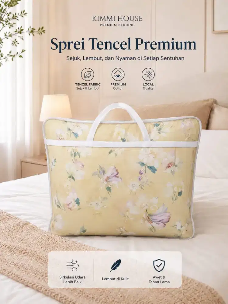 Sprei Tencel 100s Premium - Semua Ukuran Tersedia (PO)