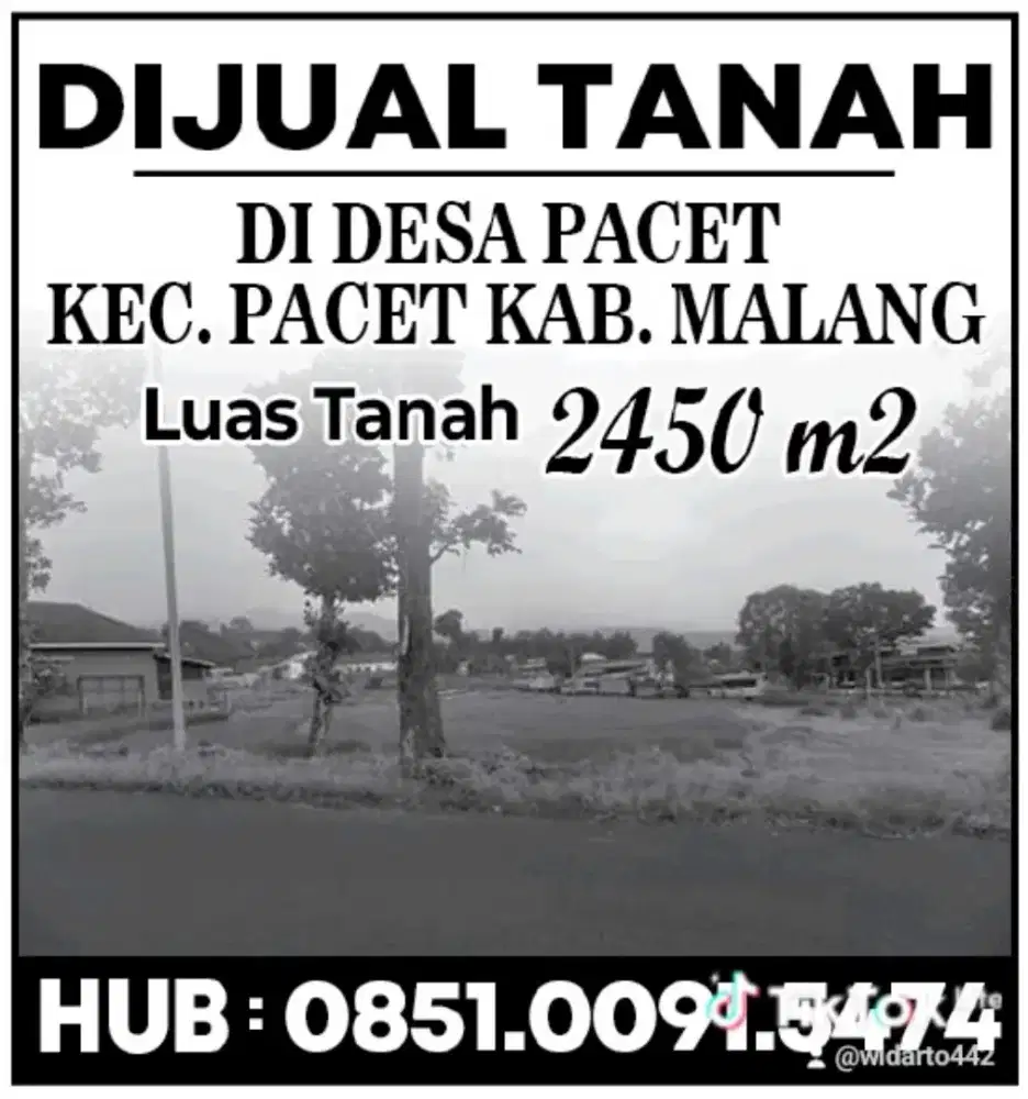 Dijual tanah komersil pinggir jalan propinsi