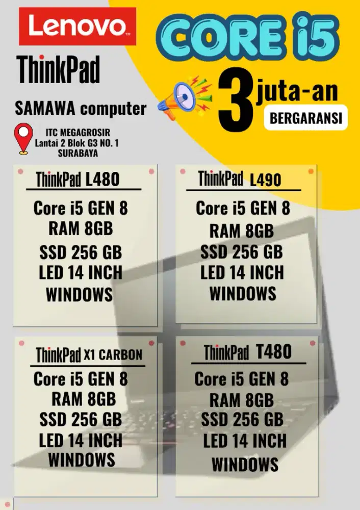 Promo cuci gudang laptop