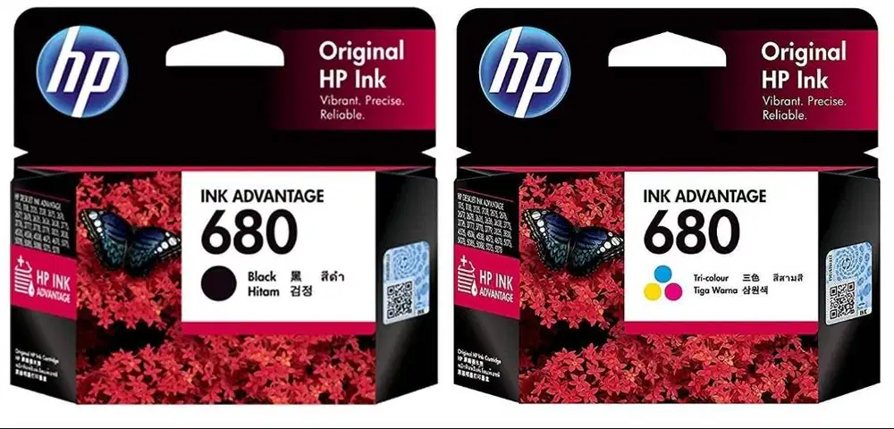 HP Ink Cartridge 680 (Tinta Printer) u/ HP Deskjet Ink Advantage