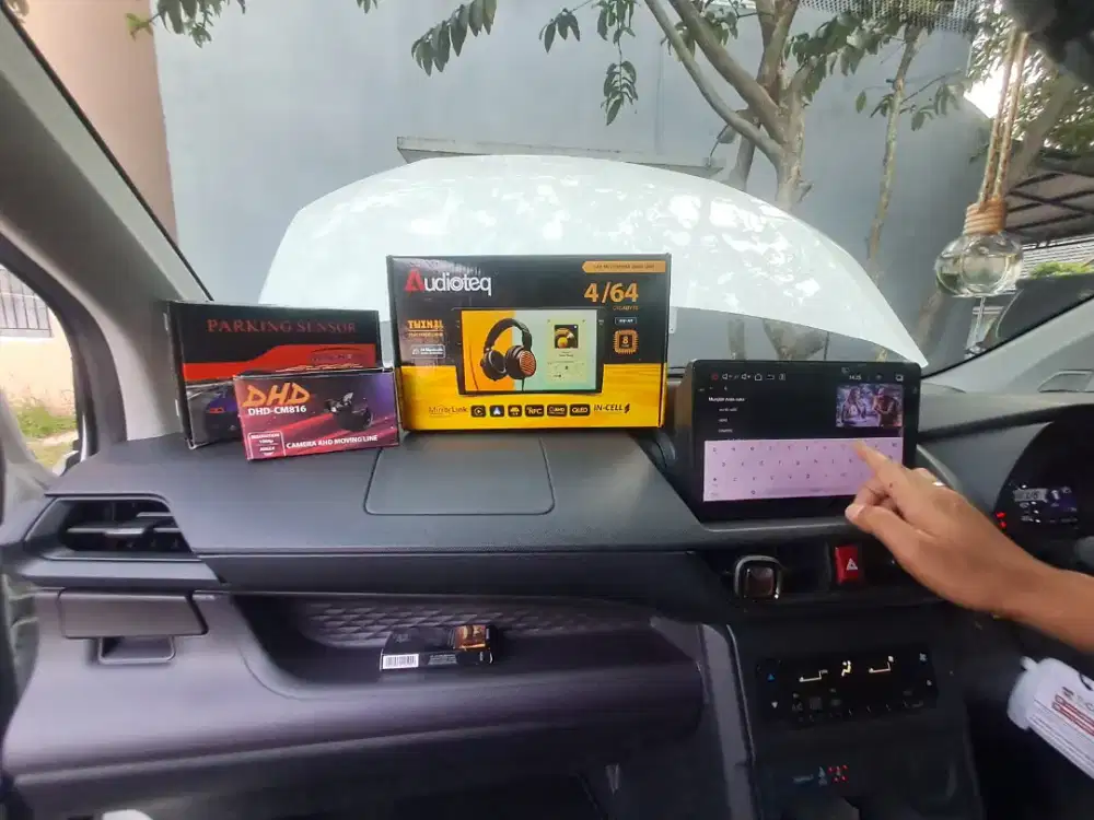 Headunit Android Kamera mundur Sensor parkir