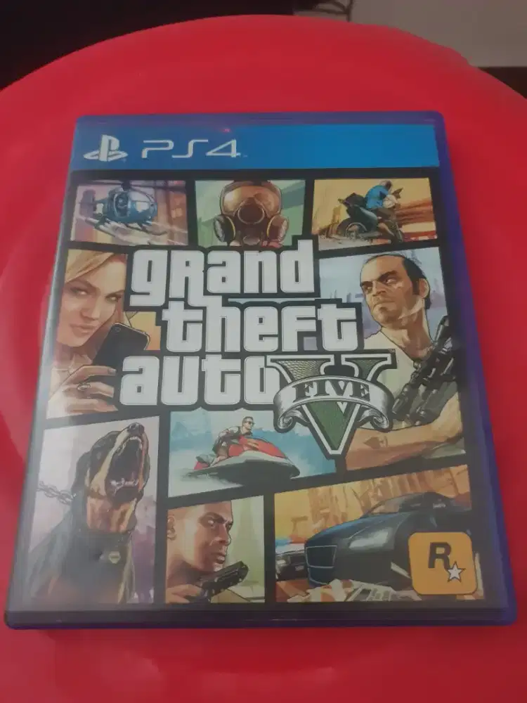 PS4 BD GTA V Fullset Kaset GTA5 mulus