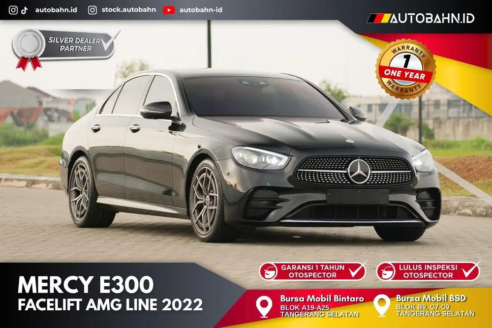 Top Notch! Mercedes Benz E300 AMG Line Facelift 2022