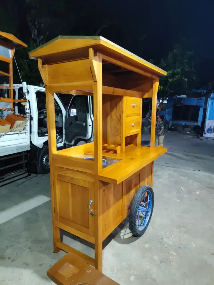 Aneka Gerobak Bakso Mie Ayam Bubur Sate Soto Angkringan Gorengan dlL