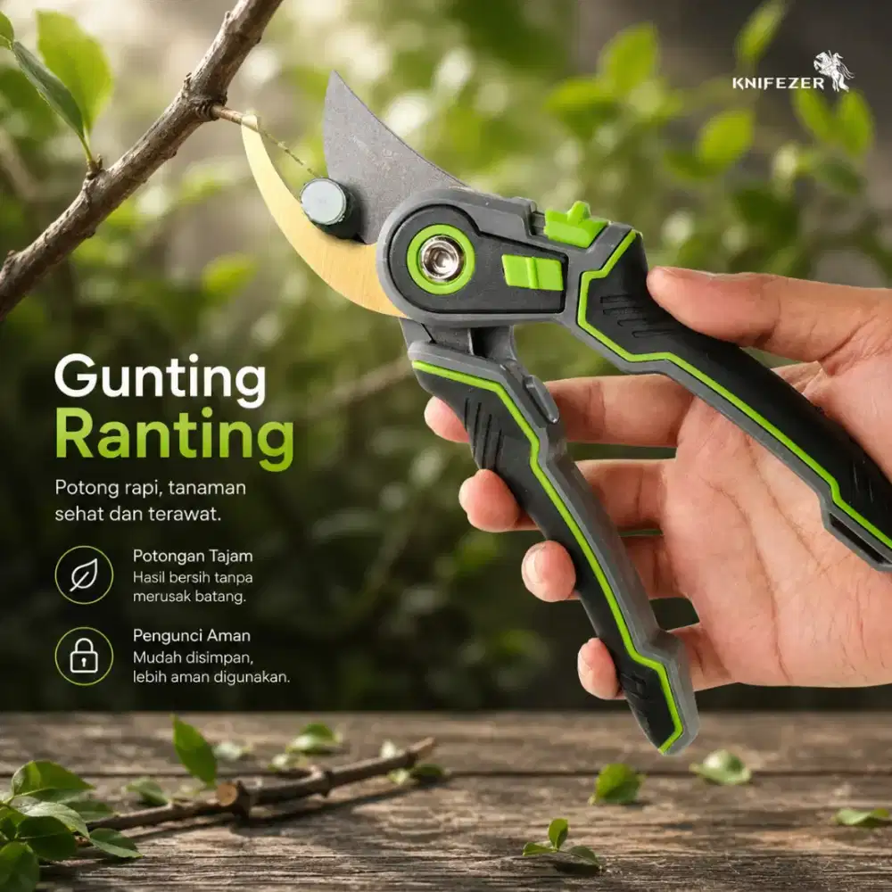 Gunting Taman Ranting Pruning Shear Scissors 20mm