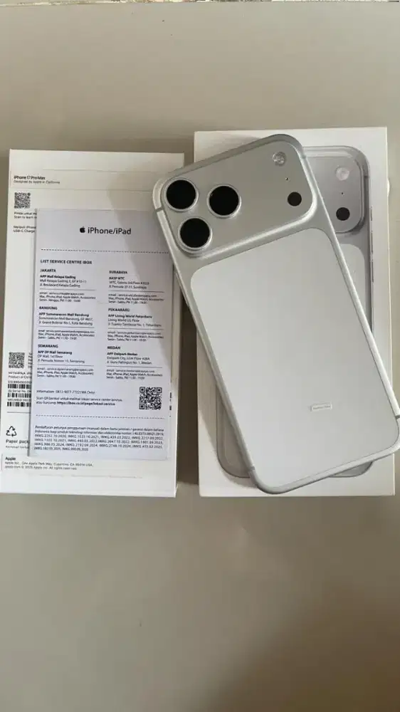 Iphone 17 Pro Max Silver 256GB