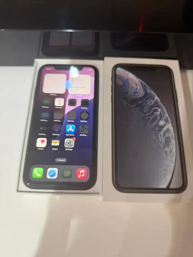 iphone xr black 128gb ibox seconc