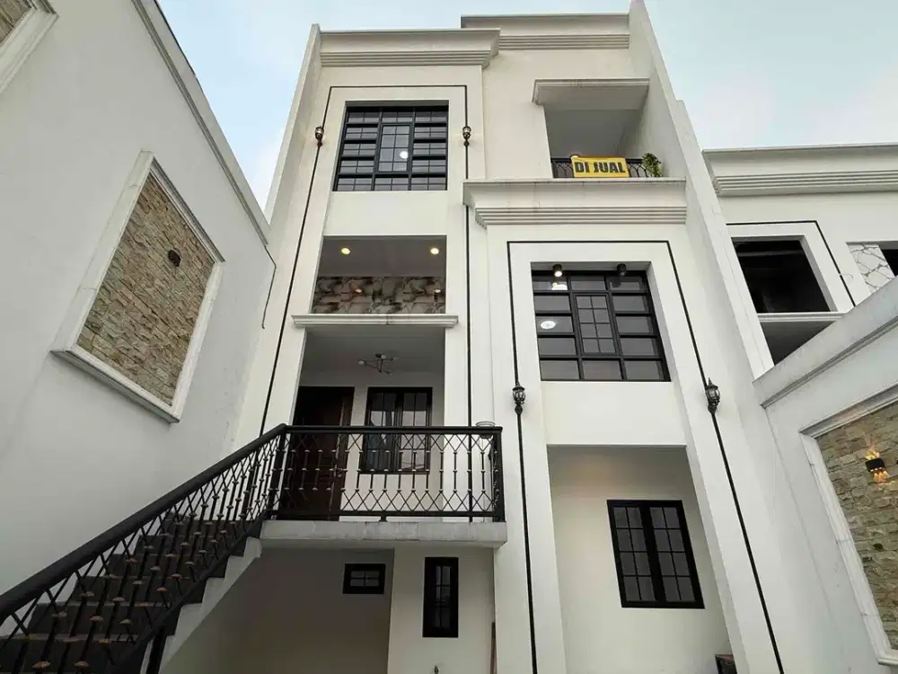 Rumah Premium Modern 3,5 Lantai di Limo dekat Tol Limo