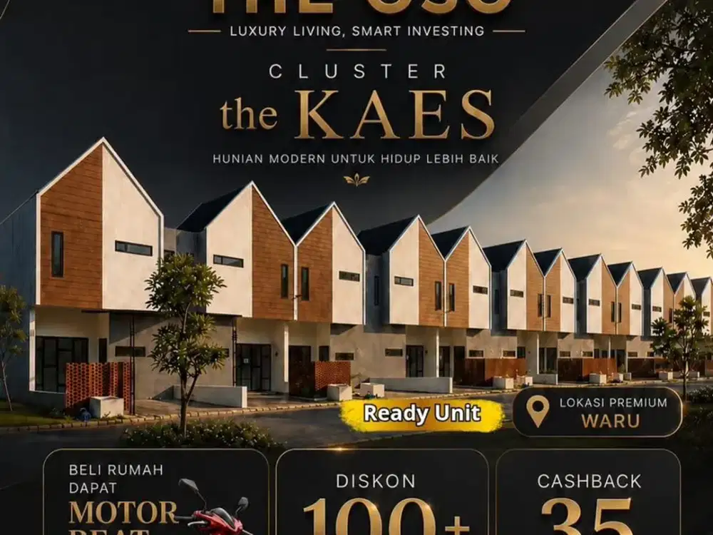 DIJUAL RUMAH MURAH 2 LANTAI BONUS MOTOR BPKB ON HAND DEKAT MERR