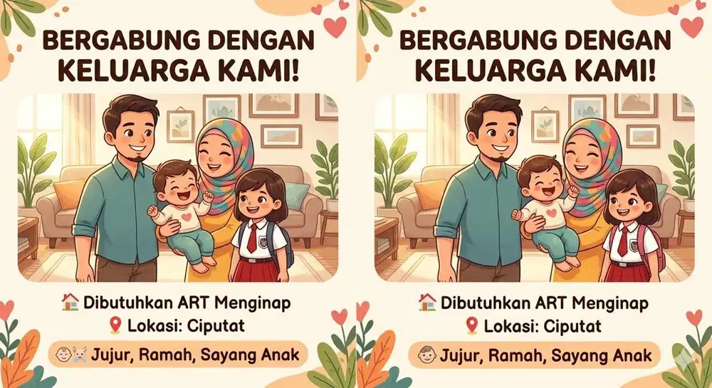 Butuh cepat Asisten Rumah Tangga