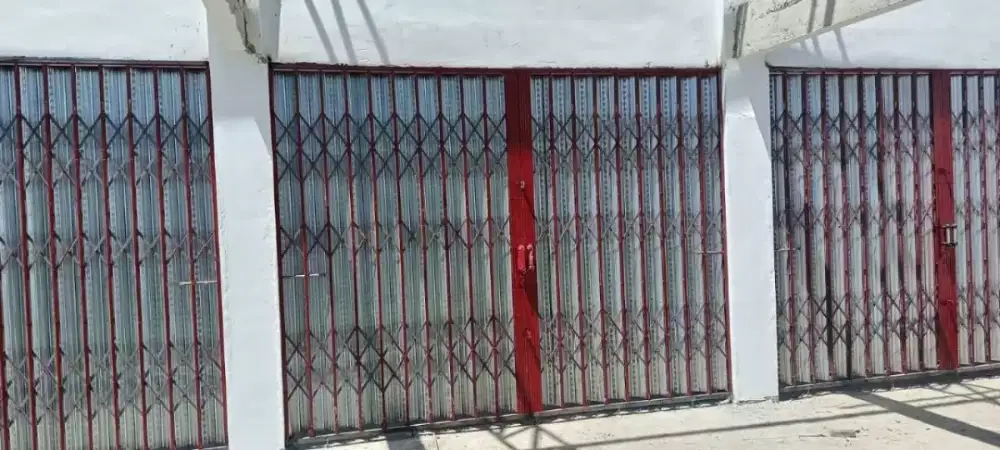 Roling door dan folding gate baja ringan spandek dan kanopi