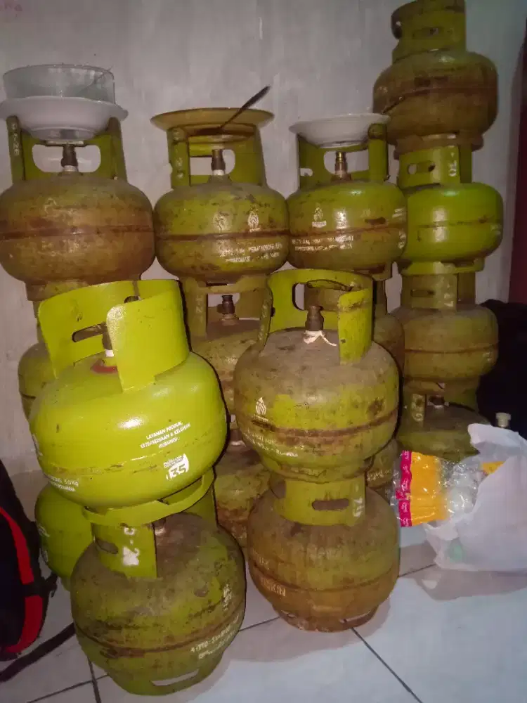 Tabung gas elpiji LPG isi bekas