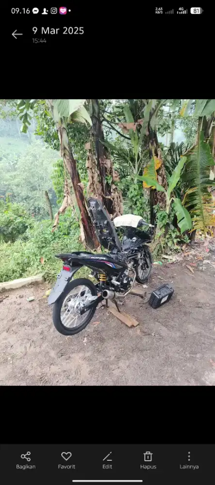 jual motor mx king hitam 2015
