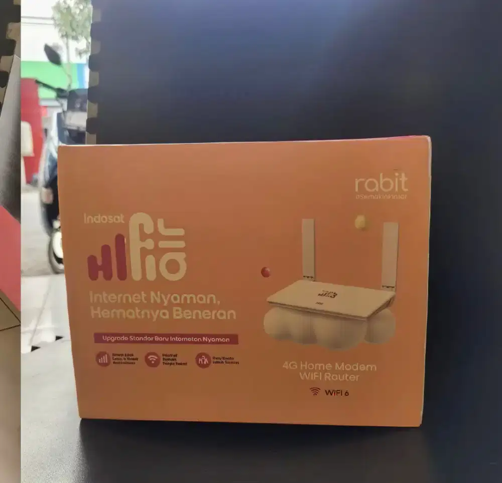 Modem router hi-fi air Rabit xr indosat