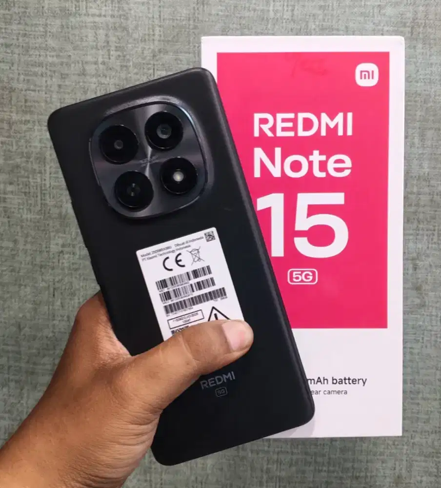 Redmi Note 15 5G 8/256 Mulus Like New Istimewa Lengkap Fullset Nominus