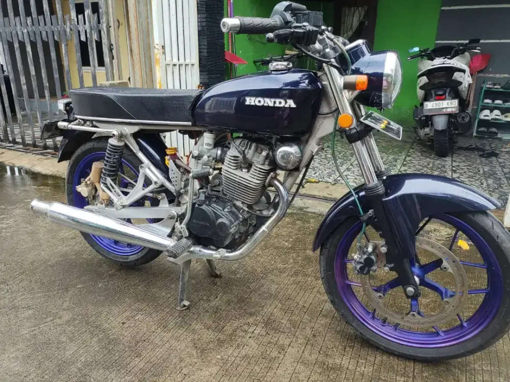 Motor custom honda cb basic tiger 2007