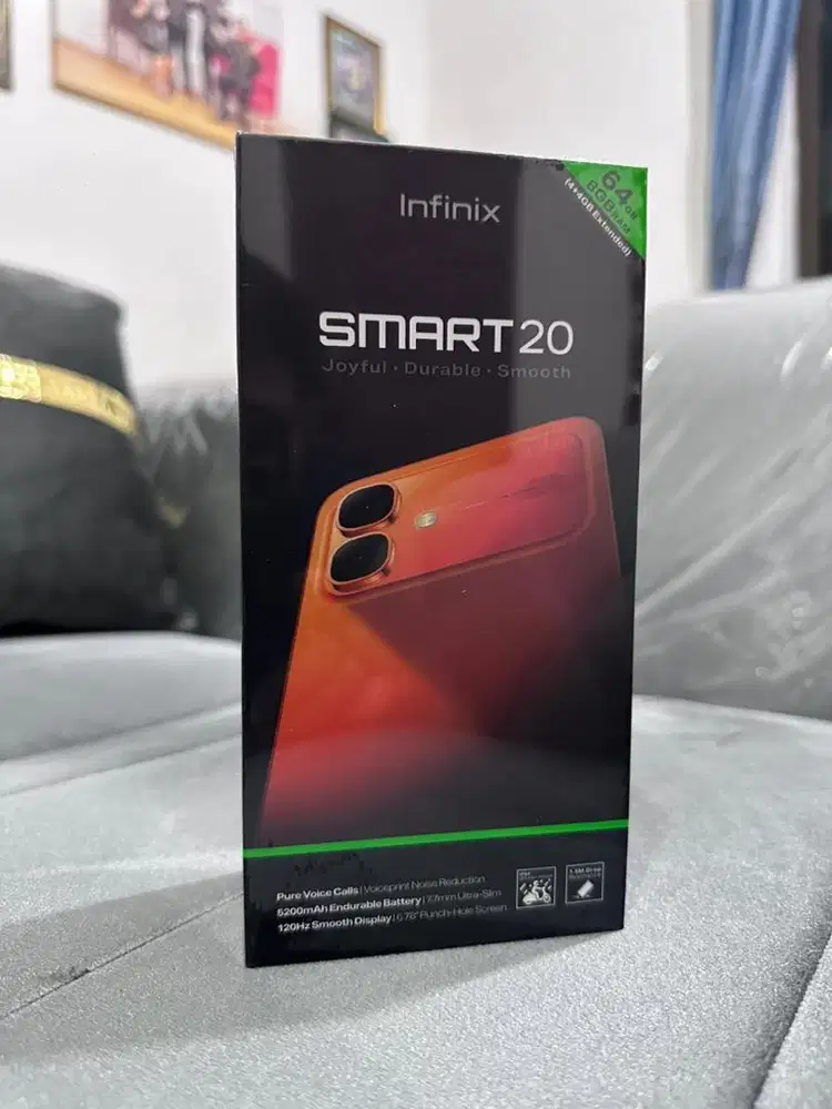 INFINIX SMART 20 RAM 4/64 GB NEW GARANSI RESMI 1 TAHUN