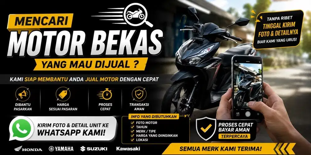 Jasa Titip Jual Motor Bekas | Proses Cepat & Aman