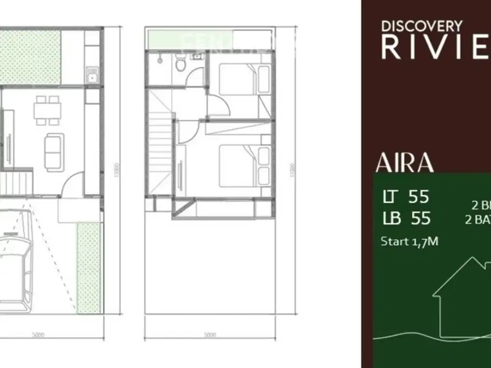 Dijual Rumah Baru Di Cluster Aira Discovery Riviera Bintaro Jaya