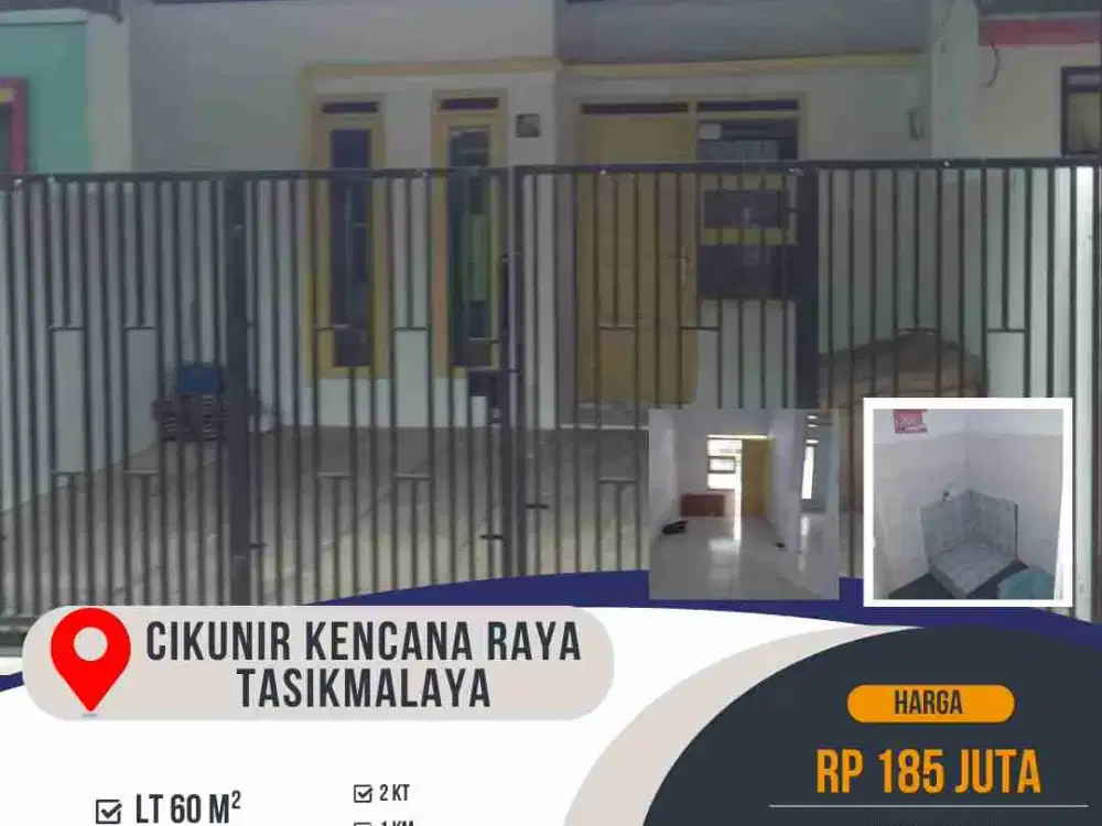 Rumah murah 185 juta di Cikunir Kencana Raya, Tasikmalaya