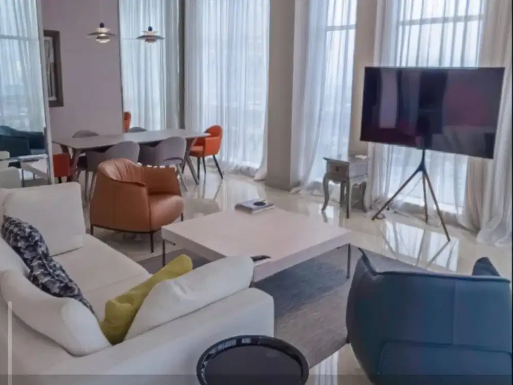 For Sale! Luxury Serviced Apartment - Somerset Berlian Jakarta 2BR +1 High Floor with Panoramic City View