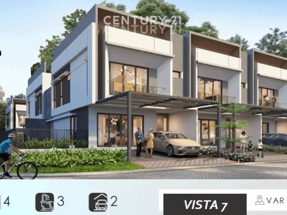 Dijual Rumah Baru Cluster Vista 7 Bintaro Jaya