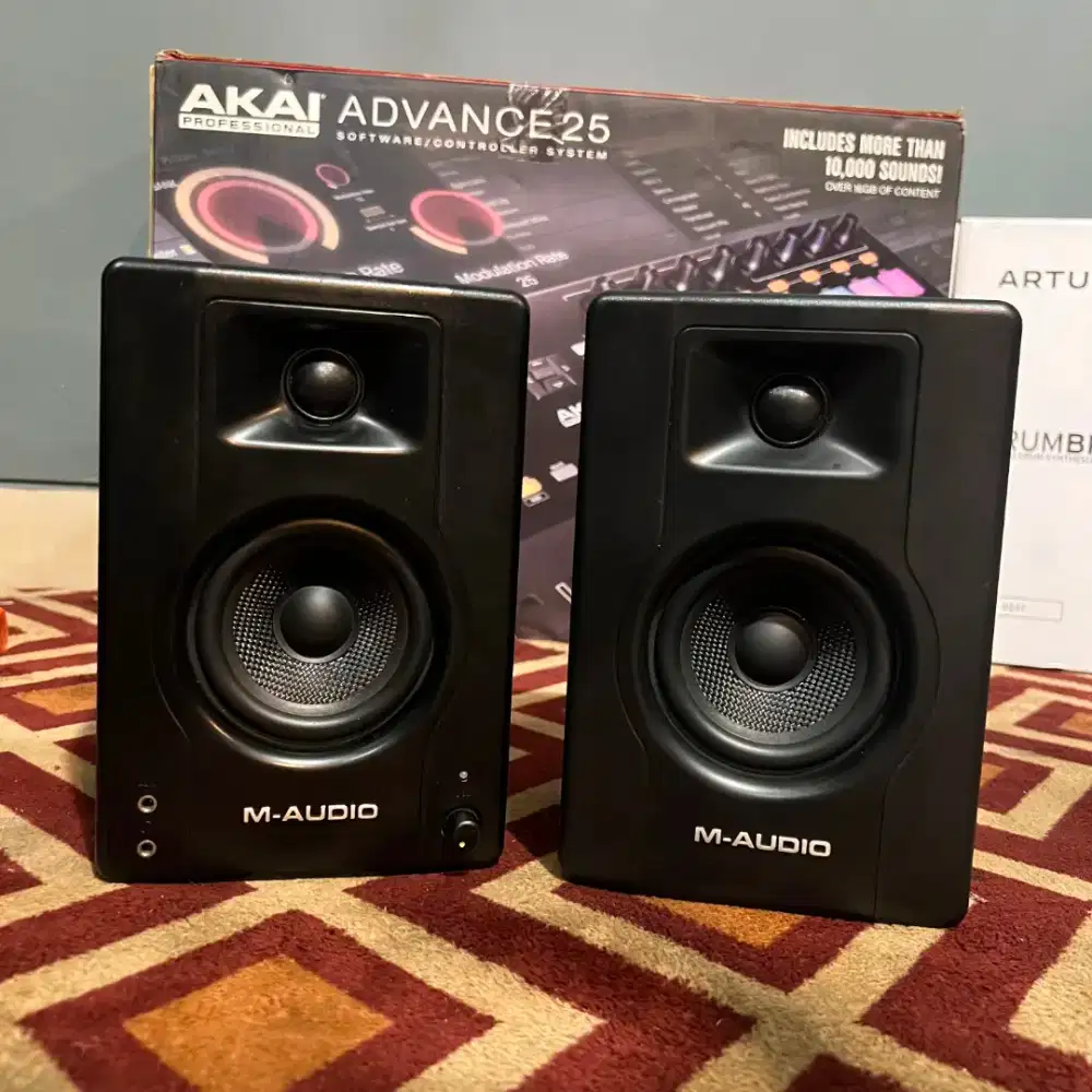 M-Audio BX3 studio monitors
