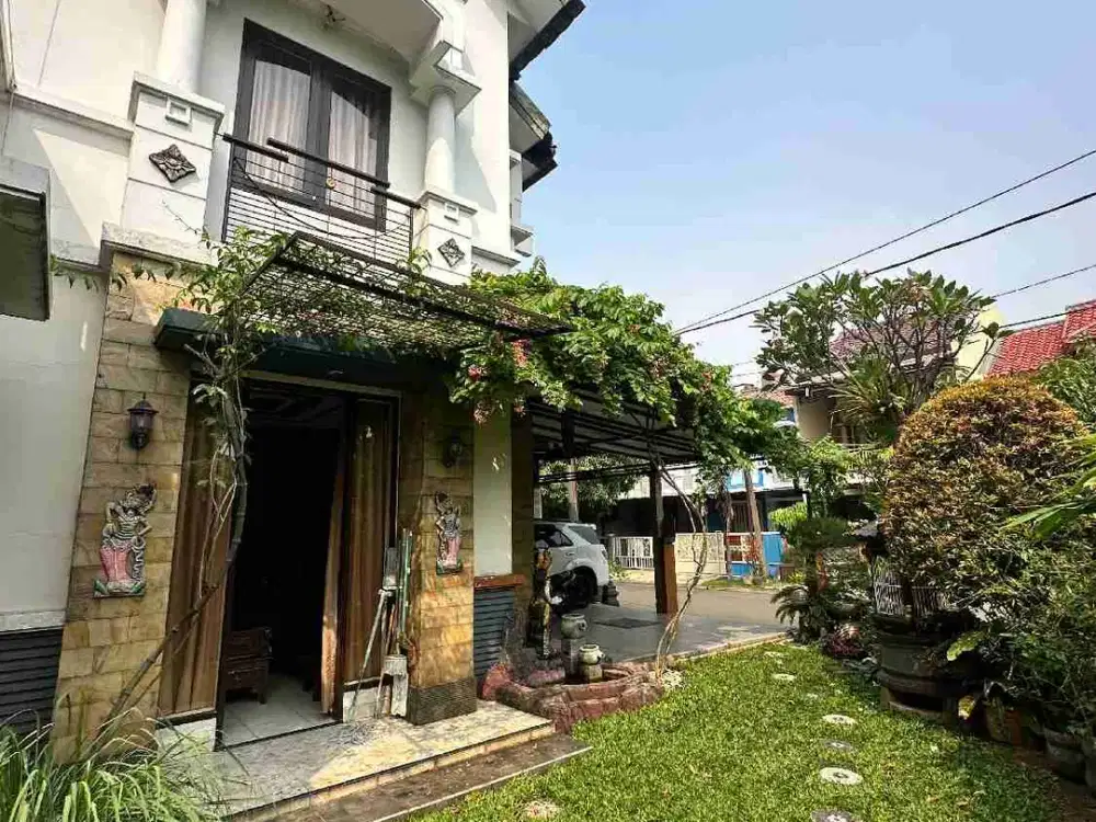 Disewa cepat Rumah Hook full furnish di dalam Cluster , Harapan Indah 2, Bekasi .