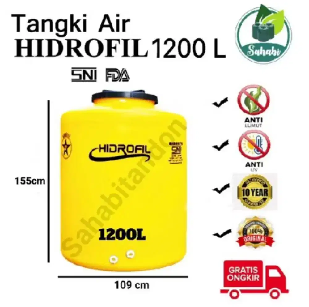 TANDON AIR / TOREN AIR / TANGKI AIR HIDROFIL