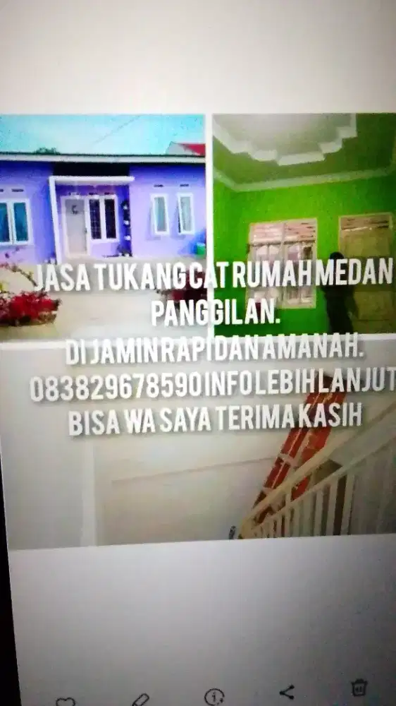Tukang cat rumah borongan