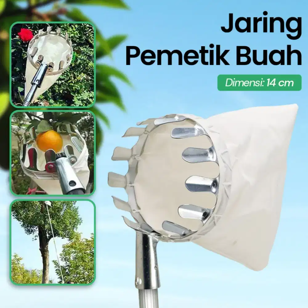 Jaring Net Pemetik Buah Fruit Picker Collection Head 14cm
