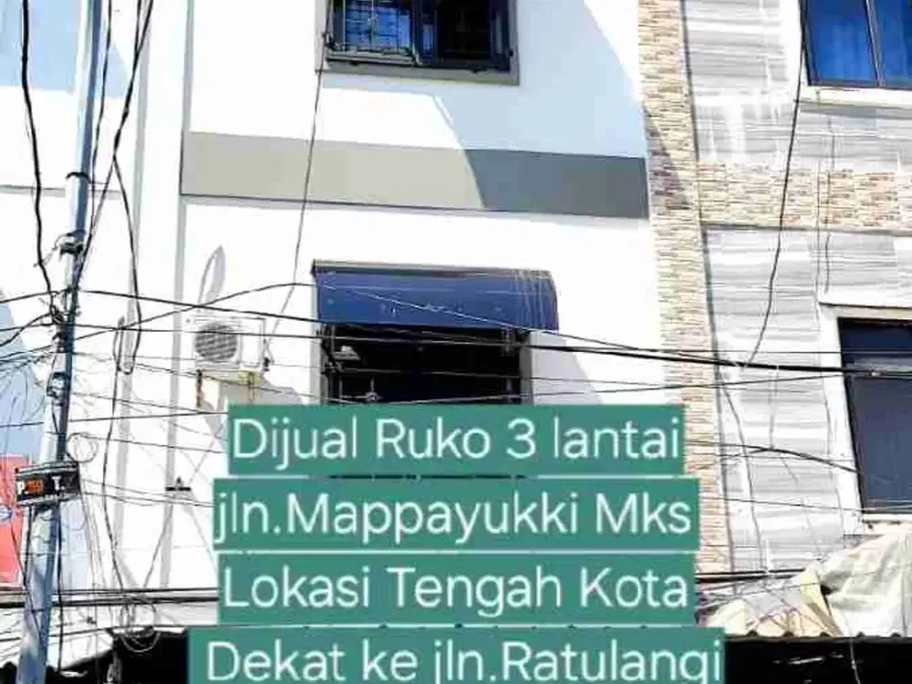 Di Jual Murah Ruko 3 Lt, jl.Mappanyuki, Mks