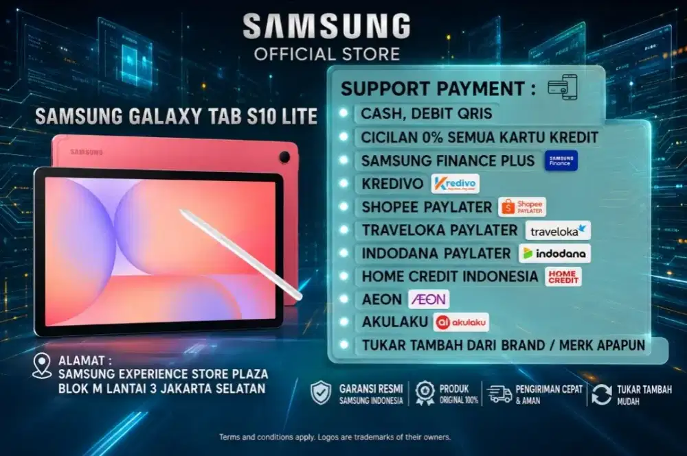 PROMO Samsung Galaxy Tab S10 Lite Garansi 100% Resmi SEIN