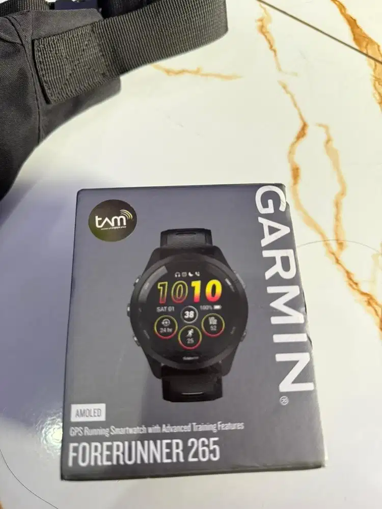 Garmin Forerunner 265 Mulus Fullset Garansi Panjang