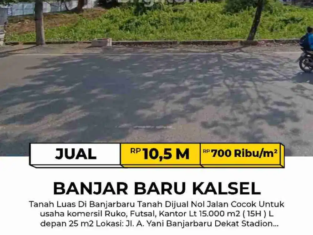 Tanah Luas Di Banjar Baru Kalimantan Selatan