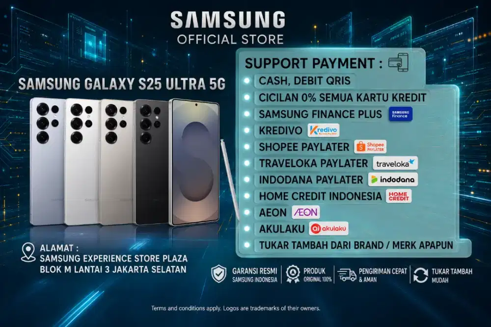 PROMO Samsung Galaxy S25 Ultra 5G Garansi 100% Resmi SEIN