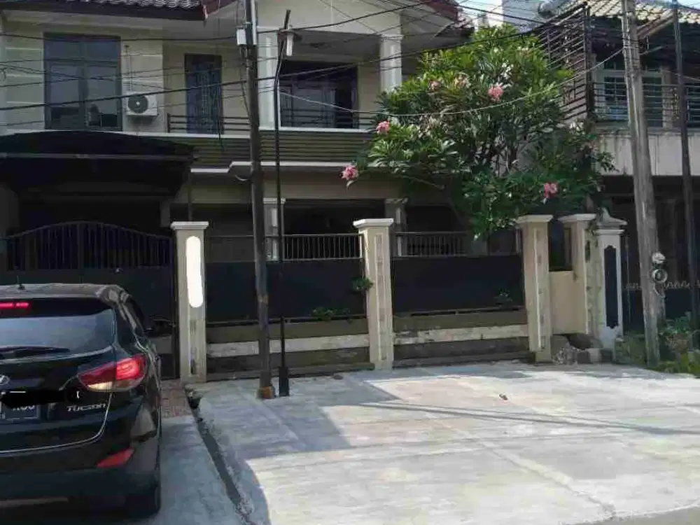 rumah 2 lantai semi furnish di harapan indah bekasi