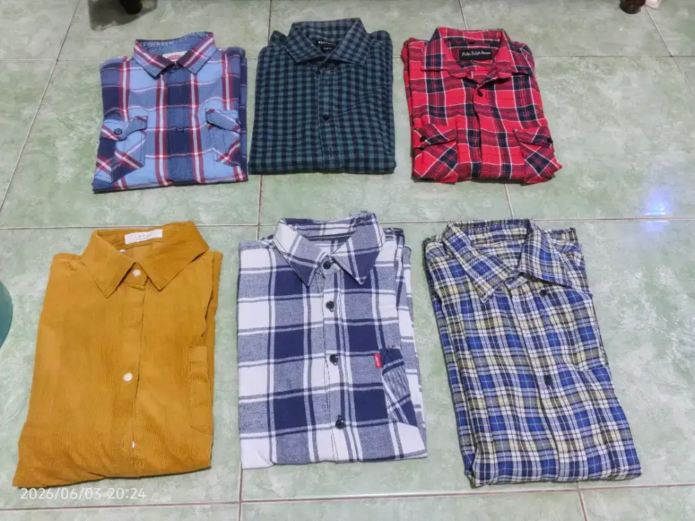 Kemeja Flanel M Okeee
