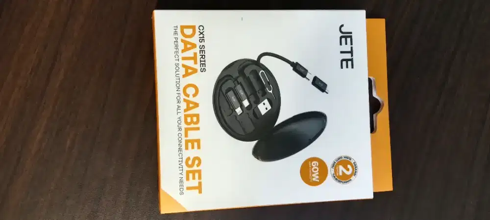 Kabel Data JETE CX15 8 in 1 - Black
