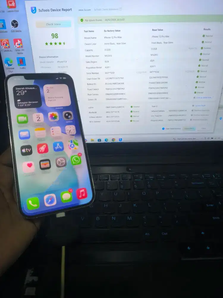 Iphone 12 promax 512 ibox fullset