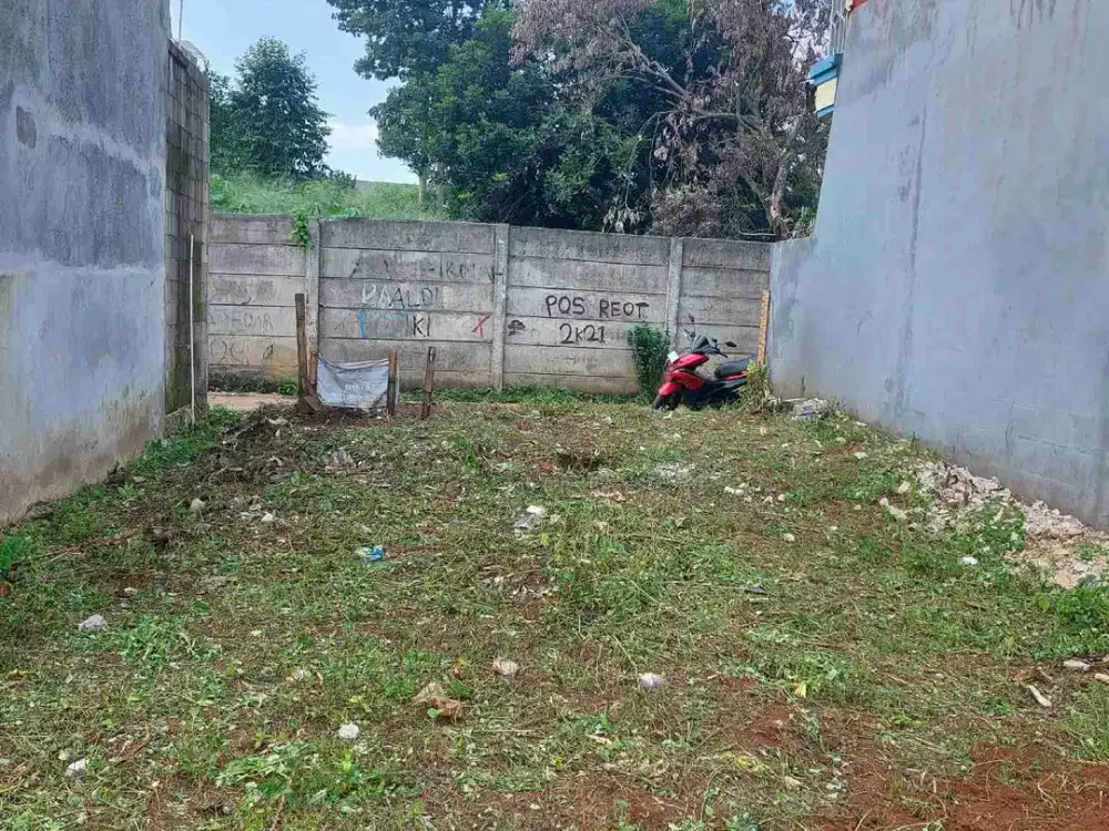 Tanah Siap bangun Leuwinanggung cibubur bebas banjir dekat tol dan lrt