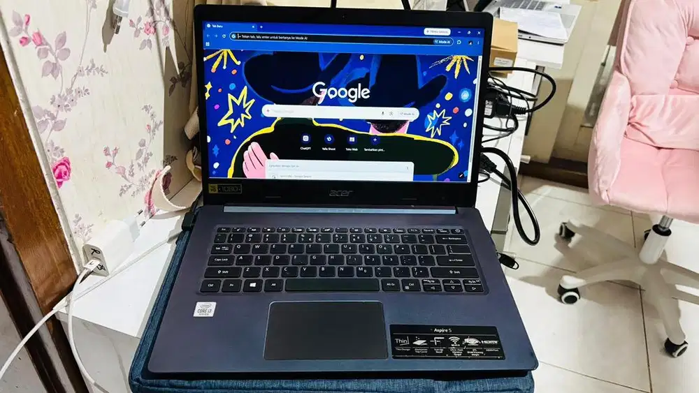 Laptop Acer Aspire A514-53 RAM 12 MEMORI 504 GB i3-1005G1