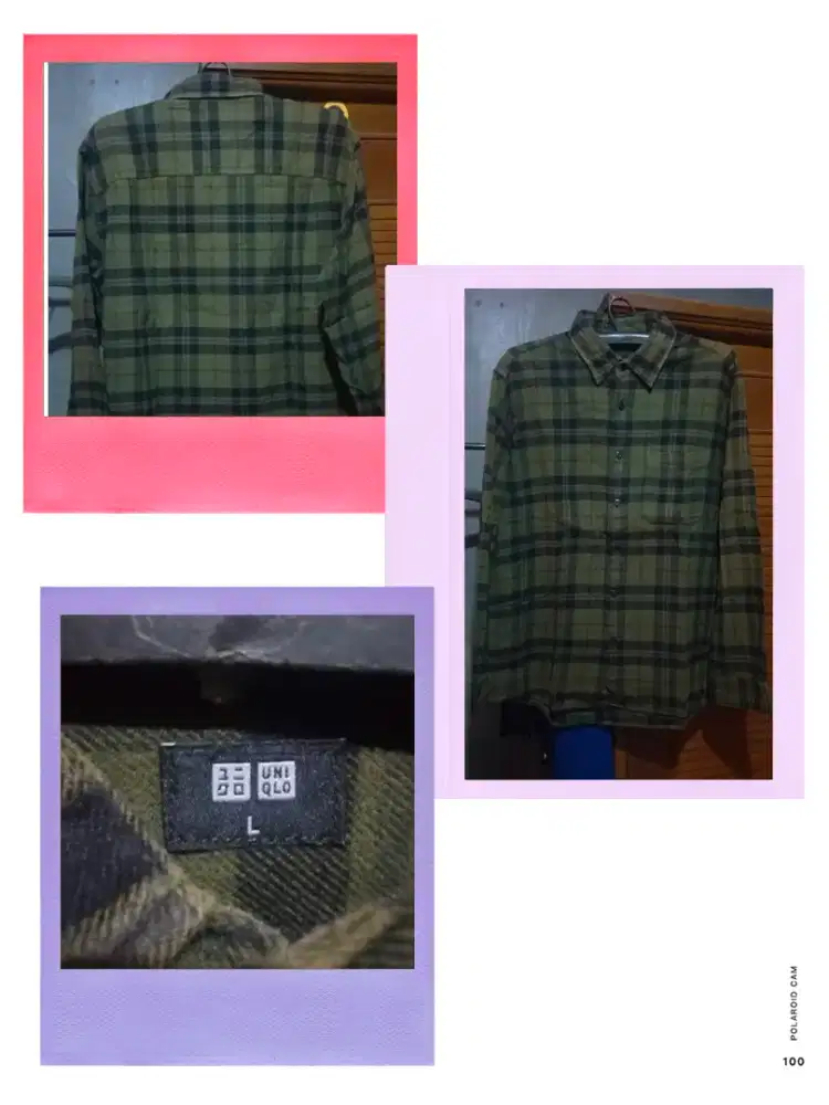 Flanel un1qlo ukuran L