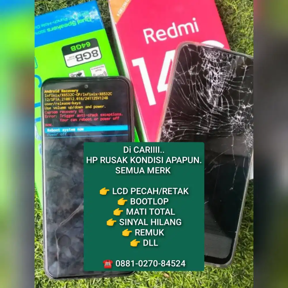 TERIMA ANDROID RUSAK KONDISI APAPUN